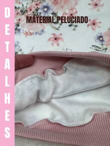 Girl's Winter Casual Comfortable Sweatshirt Set - Rosa vieja - Ver 6