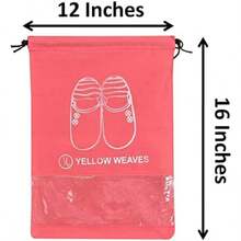Yellow Weaves Shoe Bags Multi Set Of 24 - as pic - View 5