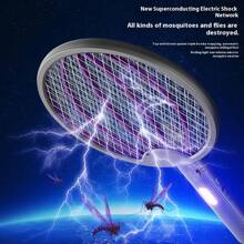 Foldable Electric Mosquito Killer Zapper Raqueta Mata Electrico USB Rechargeable Zanzare Mata Fly Tue Mouche De Anti Mosquitos,300mah