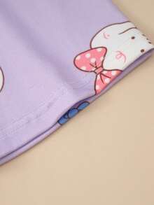 4pcs/Set Girls Thin Bermuda Shorts, Cute Printed Bottoming Shorts For Little/Big Kids - Multicolor - View 5