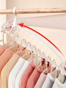 Multi-Functional Seamless Scarf Storage Rack For School Dormitory Home Bedroom, Rotating Scarf Organizer