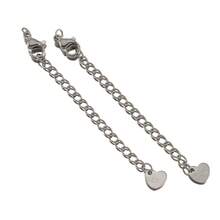 5pcs/Set Stainless Steel Engraved 7cm Lobster Clasp Jewelry Accessories Suitable For DIY Necklace, Bracelet, Jewelry Making