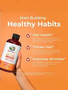MARY RUTH'S Liquid Morning  Multivitamin Hair Growth - Includes All 8 B Vitamins Plus Vitamins C, D, A, Etc Delicious Peach Mango Flavor - Khác - Xem 3