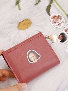 LICVIC 12-400Pcs Custom Photo Stickers, Face Confetti, Personalized Wedding Labels With Headshots Photos, Customized Picture Outline Stickers, Customized Wedding Party Favour Labels Back To School - Style a - View 6