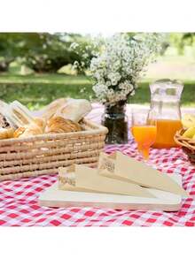 50/100 Oil-Proof Parchment Sandwich Bags, Disposable Packaging Bags, Suitable For Delis, Bakeries, Picnics, Barbecues And Office Use - Khaki - View 2