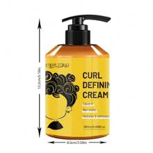 9.47 Oz Argan Oil Curl Defining Cream, Exclusive For Men, Anti-Frizz, Enhanced Elasticity, Moisturizing, Long-Lasting Hair Care Products, Suitable For Dry And Curly Hair, Castor Oil Curl Defining Cream, Excellent Edge Control For Hair Styles, Create Gorgeous Hair.