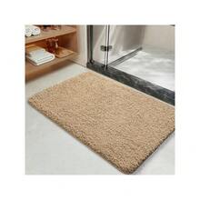 Bathroom Rug Runner 24x60 Inch, Soft Thick Absorbent Microfiber Bath Rugs For Bathroom, Machine Washable, Shaggy Plush Non Slip Bath Mat For Tub, Shower Floor, Quick Dry Mats, Navy - Beige - View 6