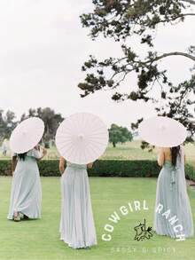 Wedding White Paper Parasol Umbrellas (1-Pack): Paper/Bamboo Umbrellas With Elegant Handle. Bridal Shower Supplies, Party Favors, Table Decorations Best Gifts, Wedding Decor, Home Decor, Room Decor Bride Birthday Graduation Birthday Decorations Party Decorations Bachelorette - White - View 6