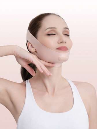 Facial Bandages, Facial Lifting Masks, Lifting Masks Can Be Used For Sleeping, Exercising, And Yoga. They Are Lightweight, Breathable, And Have No Creases When Worn. They Can Be