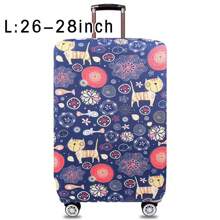 Luggage Cover Travel Case Cover For 18 To 32 Inch Luggage Protector Cases For Outdoor Travel Business Fashion Graphic Pattern For Men Women Travel Accessories Polyester Suitcase Elastic Dust Covers Student Back To School Stuff, Ideal For Outdoor And Holiday Travel, Luggage Protection|Vibrant Design|Elastic Fit, Luggage Travel Accessories