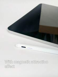 Touch Pen, Magnetic IPad Pencil, 1pc Universal Magnetic Pen With Anti-Hand Touch Function For IPad Air And Android Tablets - Suitable For Precise Drawing And Writing, With USB Cable, Universal Fast-Response Stylus For Tablets And Mobile Phones, Drawing Games And Writing.