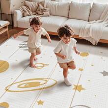Foldable Baby Play Mat, PIGLOG Waterproof Playmats For Babies And Toddlers Kids, Safe Foam Playmat For Tummy Time, 50x50 Playpen Mat, Reversible Portable Baby Floor Mat For Infant, Toddler