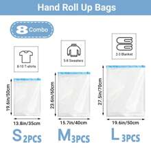 Travel Storage Bags Travel Vacuum Storage Bags, Compression Bags For Travel, Space Saver For Clothes Clothing Organizer
