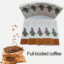 Incienso de barra de café molido hecho a mano por prensado en frío, aromas naturales, 12,3 cm/4,84 pulgadas, esencial para ambiente de cafetería, reunión de amigos, fiesta familiar, aplicable en múltiples escenarios, para amantes del café y los aromas, varios festivales, gran opción de regalo