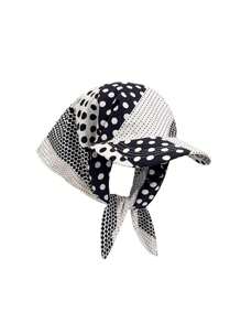 1pc Unisex Quick-Drying Leopard Diamond Lace Brim Cap Headwear Bandana Scarf Face Cover, Multifunctional Outdoor UV Protection Neck Gaiter Suitable For Hiking, Cycling, Casual, Beach, Daily Use