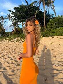 3 pezzi/1 pezzo 9cm Fermagli per capelli floreali hawaiani bianchi e rossi per donne, accessori per capelli eleganti e minimalisti di alta qualità in colore unito, adatti per uscite quotidiane, eventi casual, feste, pendolarismo, vacanze al mare, acconciature, coordinati con l'outfit
