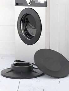4pcs Anti-Vibration Anti-Walk Washing Machine Pads, Rubber Feet Pads To Prevent Washing Machine And Dryer From Walking, Waterproof And Noise Reduction, Universal Fit