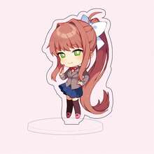 Doki Doki Literature Club! Posable Figurine Models, Jointed Anime Character Cute Desktop Decor, Approx. 10CM Tall, Include Monika, Sayori, Natsuki And Yuri Figurines - Multicolor - View 17