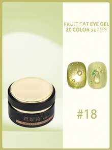 annies 夏日水果猫眼磁性凝胶指甲油，可卸UV LED冰晶透明蓝绿粉紫闪亮玻璃珠猫眼美甲沙龙DIY 5ml/1支/20支 - 彩色 - 查看 25