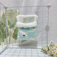 Single Selling, Soft And Comfortable, Breathable And Sturdy, Metal Hook Hanging Design, Exquisite Workmanship, Healing Color, Elegant Pet Sleeping Bag And Hanging Nest, Suitable For Use In Pet Cages, Suitable For Small Pets Such As Golden Bears, Hamsters, Chipmunks, Sugar Gliders, Flying Squirrels, And Small Bird Pets