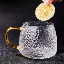 1 Set di bicchieri in vetro, bicchieri per uso domestico, cucchiaio per mescolare con manico lungo, cucchiaio in acciaio inossidabile, adatti per bere caffè, tè ai fiori, acqua quotidiana, forniture scolastiche