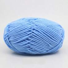 1pc 50g 5-Stranded Cotton Yarn, Suitable For DIY Weaving Bags, Scarves, Hats, Sweaters, Home Textiles