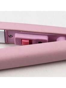 Plancha de cabello mini Make Time, compatible con 110v/220v, perfecta para cabello suave y liso. Es portátil, eficiente y fácil de manejar para retoques o viajes. - Azul - Ver 3