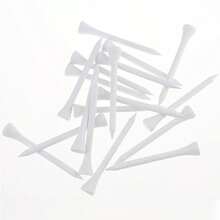 100个/包 3-1/8英寸 白色木制高尔夫球座