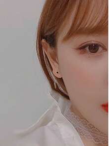 1 Pair S925 Sterling Silver Blue Quartz Elegant Minimalist Zirconia Stud Earrings, Women - Star - View 3