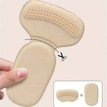 1/2 pares Adesivos de Espuma de Memória para Salto de Sapato, Palmilhas Protetoras de Calcanhar para Tênis, Ajustáveis, Antidesgate, Protetores de Calcanhar