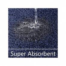 Bathroom Rug Runner 24x60 Inch, Soft Thick Absorbent Microfiber Bath Rugs For Bathroom, Machine Washable, Shaggy Plush Non Slip Bath Mat For Tub, Shower Floor, Quick Dry Mats, Navy - Navy - View 4