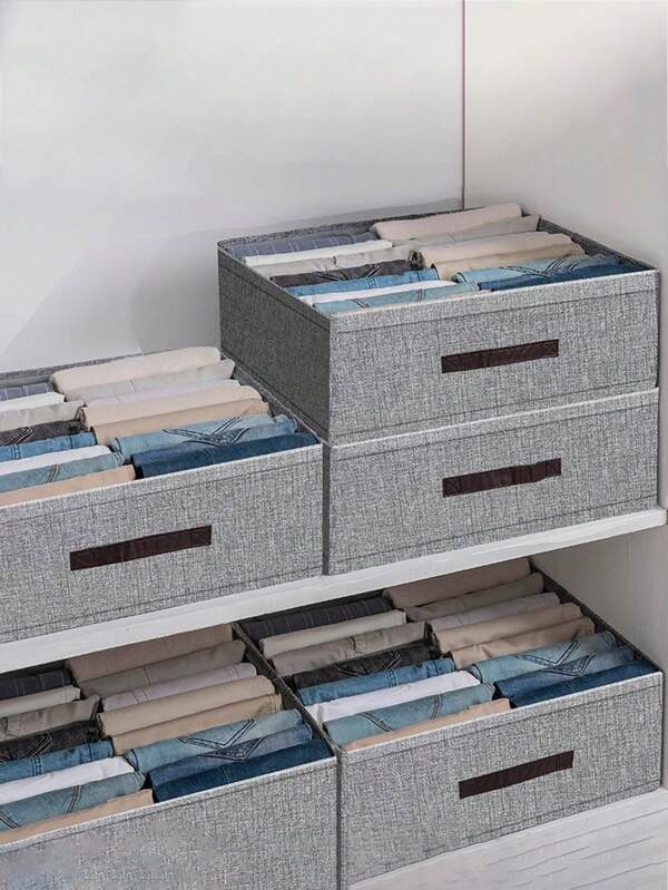 1 pièce Boîte de rangement multicouche pour vêtements, boîte de rangement pour pantalons, compartiment d'armoire, panier de rangement pour vêtements