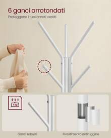 VASAGLE Coat Racks - Бежевий - Переглянути 5