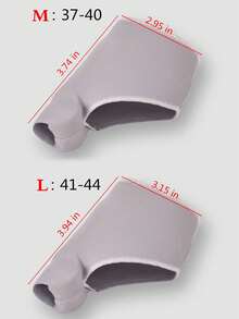 Toe Leg Warmers With Big Toe Sleeve, Breathable Friction Reduction Toe Protector For Men & Women, Can Be Worn With Shoes Foot Care - Grey - View 4