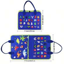 Busy Board Toddler Early Education Puzzle Toy - Felt Educational Toy For Dressing & Fine Motor Skills Practice, Colorful Buttons, Zippers, And Pockets, Ideal For Youngsters, Toddler Activity Center|Colorful Busy Board| Felt Toy, Busy Board Toys