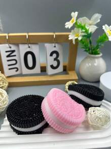 New Squishy Sandwich Biscuits Food Toys, Mixed Colors, Realistic TPR Fidget Food Toys, Novel Small Tools(Random Style),Eid Al Adha