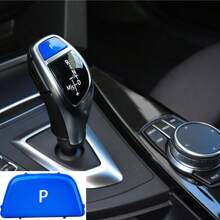 Automatic Transmission Gear P Button Cover, Interior Shift Knob Handle P Button Cover, Left Driving Sport Edition Parking Brake Button Decor Cover, Automotive Accessories Fit For BMW 3 Series 5 Series 7 Series X1 X3 X5 X4 X6 F30 F31 F34 F10 F11, F01 F02, X3 F25, X4 F26, X5 E70/F15, X6 E71/F16, OE: 61319252139, Also Suitable As Valentine's Day, Easter, Father's Day, Thanksgiving, Christmas Gift