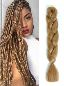 24英寸巨型辫子接发，合成编织假发，非洲渐变色卡尼卡隆假发，适用于编发。24英寸巨型辫子接发，合成编织假发，非洲渐变色卡尼卡隆假发，适用于编发。合成巨型编织假发，渐变彩虹色接发，巨型钩针编织假发，节日发饰。 - 彩色 - 查看 37