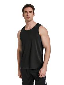 HOPLYNN 6 Pack Men's Quick Dry Workout Tank Tops Breathable Gym Sleeveless Muscle Shirts For Active Men - 彩色 - 查看 2