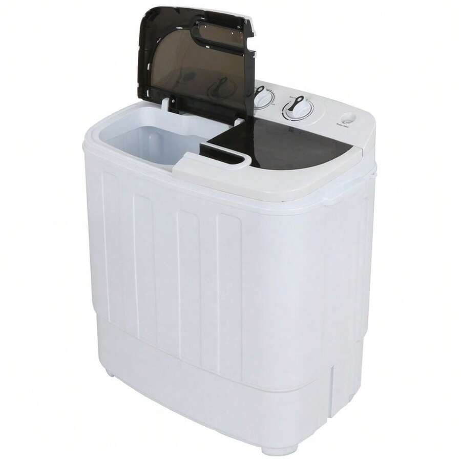 Compact Portable Washer And Dryer With Mini Washer And Dryer, White - - 1 - View 1