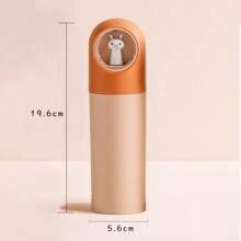 Cartoon Rabbit Travel Toothbrush Case, Portable Business Travel Washing Cup, Large Capacity Toothpaste Toothbrush Storage Box, Travel Essentials, With Round Window And Square Window 2 Types