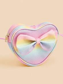 1 pieza Bolso bandolera con lazo en forma de corazón de moda para niñas Monedero (Tamaño muy pequeño) - Bolsos bandolera - Ver 3