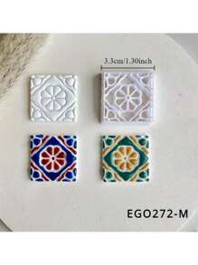 Molde de Argila Macia de Tijolos Florais Retrô, Molde de Corte de Alta Precisão, Presente Feito à Mão, Presilha, Jóia, Pingente, Ferramenta de Corte de Argila, Molde Criativo Decorativo DIY para Brincos, Broches, Etc.