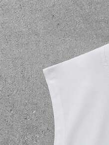 Camiseta interior de moda casual para hombres con estampado de letras estilo vaquero occidental, ideal para uso diario, casual y de transporte