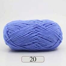 1pc 5-Ply Milk Yarn, Crochet Knitting Thread, Suitable For DIY Weaving Bags, Scarves, Hats, Sweaters, Dolls, 50g/Pc (Packaging Random)