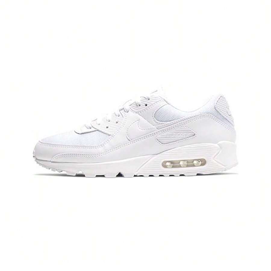 Men's Nike Air Max 90 White/White-White-Wolf Grey (CN8490 100) - 白色 - 查看 1