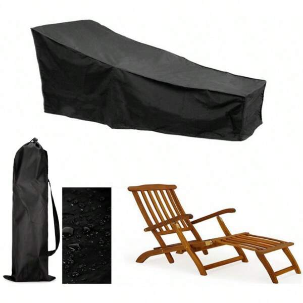 Outdoor Chaise Lounge Cover, Strand Staubschutz, Terrasse Garten Stuhlbezug, Schaukelschutzabdeckung, universelle Passform