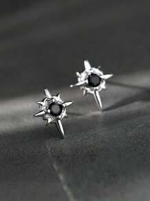2pcs Fashion Unique Male Star Magnetic Earrings, Hip-Hop Style Earrings, Unique Birthday Gift, Graduation Season Gift