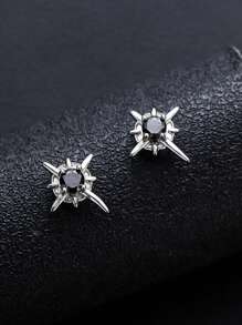 2pcs Fashion Unique Male Star Magnetic Earrings, Hip-Hop Style Earrings, Unique Birthday Gift, Graduation Season Gift