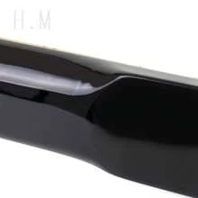 Mástil de guitarra eléctrica con diapasón de arce negro brillante, 22 trastes, 6 cuerdas, diapasón de palisandro, accesorio de repuesto universal para guitarras tipo LP, actualización de instalación sencilla, marcadores de diapasón con incrustaciones de diamantes, kit de reparación DIY